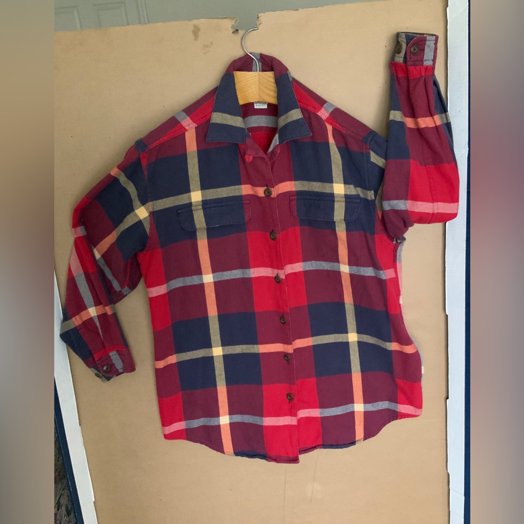 Vintage Eddie Bauer Comfy Flannel, Shirt-Jac.